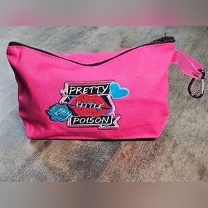 NWT Pink Western Pencil / makeup Bag Pounch